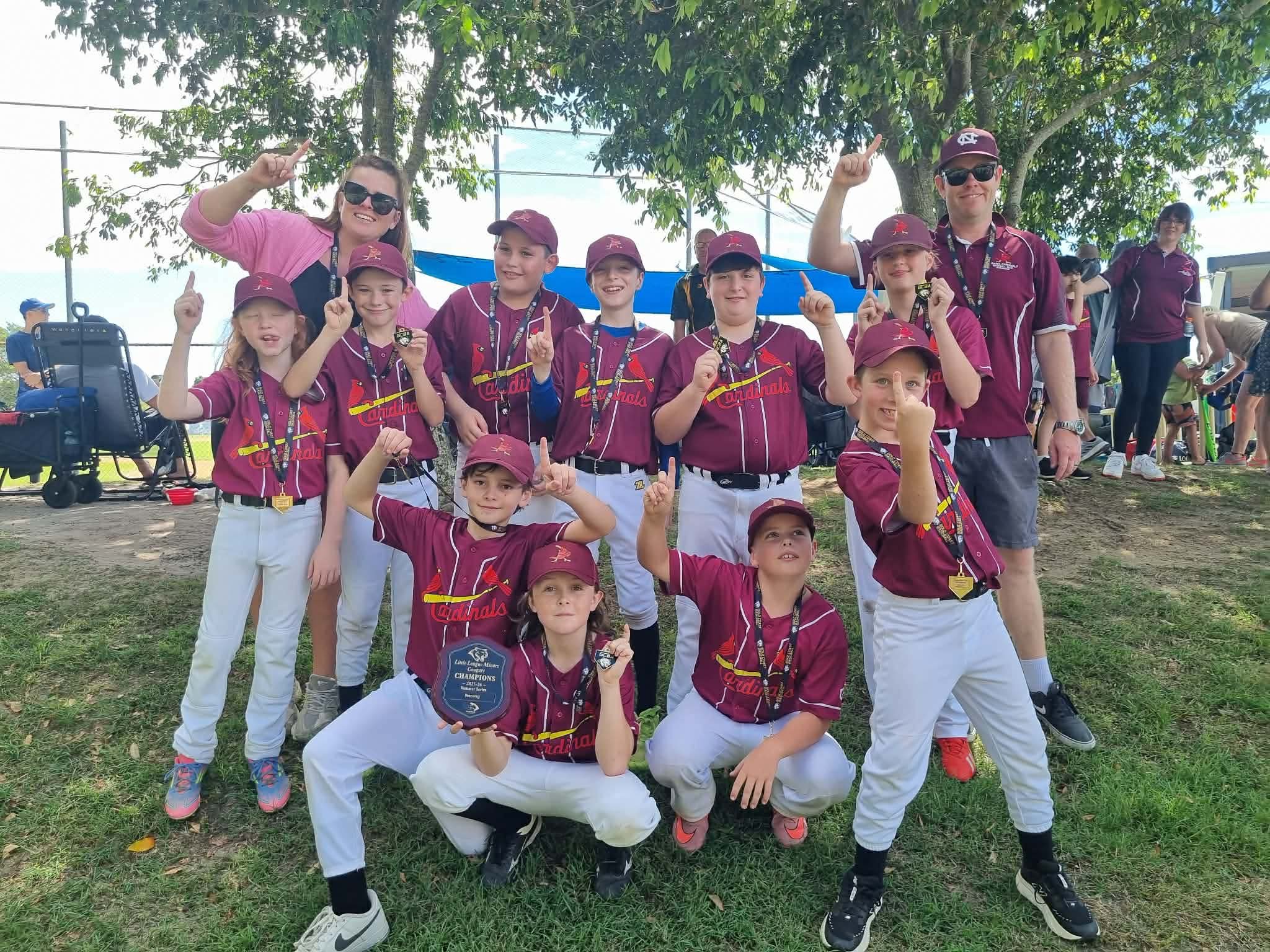 Nerang Cardinals Little League Minors Champions 2025-26